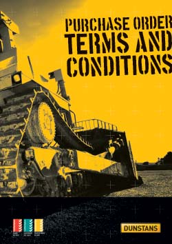 Dunstans terms and conditions cover